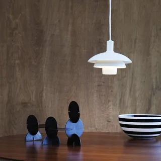 Morph Pendelleuchte Ø21 White von Dyberg Larsen in Weiß – Produktfoto 2 von 3