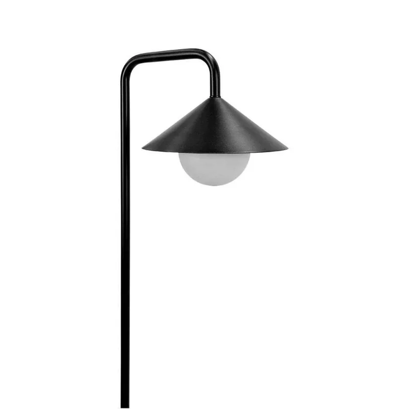 Lampe de jardin rechargeable LED Nova, noir mat de Dyberg Larsen – photo produit