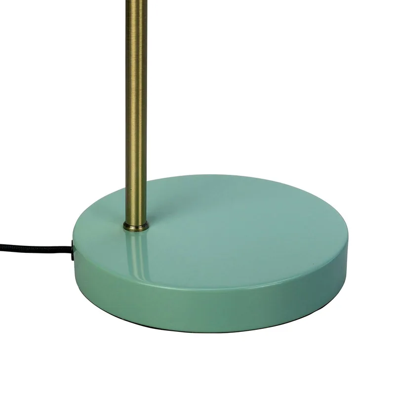 Ocean tafellamp - curry van Dyberg Larsen in Curry, Messing, Turquoise – productfoto 2 van 2