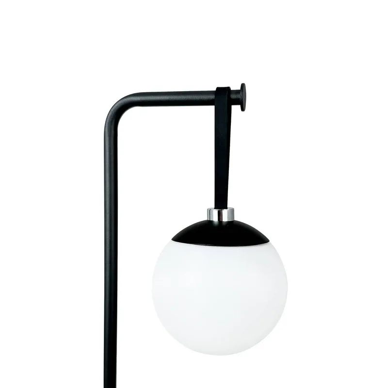Odin LED-decolamp op accu, zwart/wit, IP44 från Dyberg Larsen i Svart, Vit – produktbild 4 av 5