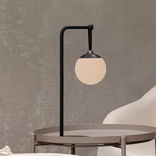 Odin LED-decolamp op accu, zwart/wit, IP44 från Dyberg Larsen i Svart, Vit – produktbild 1 av 5