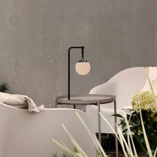 Odin LED-decolamp op accu, zwart/wit, IP44 från Dyberg Larsen i Svart, Vit – produktbild 2 av 5
