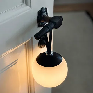 Odin LED-decolamp op accu, zwart/wit, IP44 från Dyberg Larsen i Svart, Vit – produktbild 5 av 5