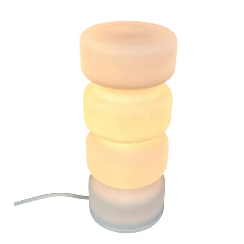 Olive tafellamp, wit, opaalglas, hoogte 28 cm von Dyberg Larsen – Produktfoto