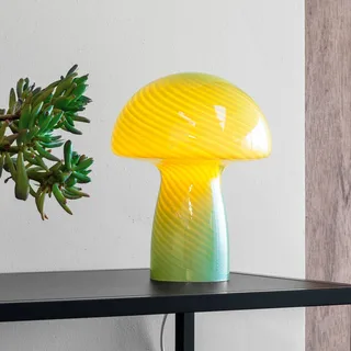 Paddenstoel tafellamp, hoogte 23 cm, glas de Dyberg Larsen en Vert – photo produit 1 sur 3