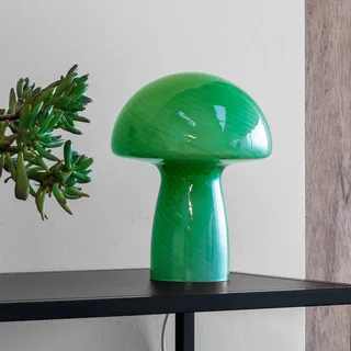 Paddenstoel tafellamp, hoogte 23 cm, glas de Dyberg Larsen en Vert – photo produit 2 sur 3