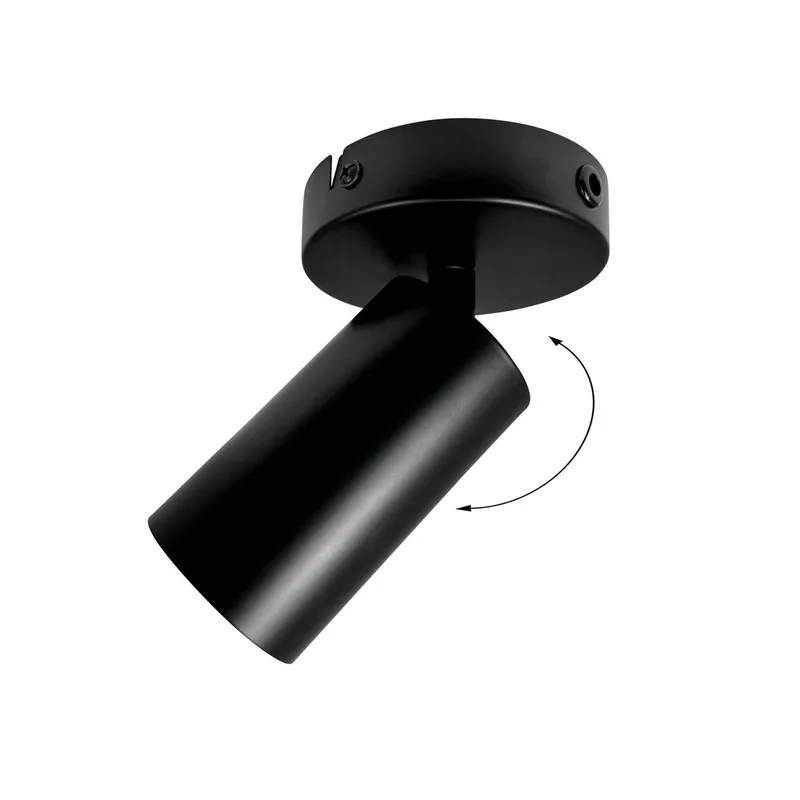 plafondspot Modern, lengte 14 cm från Dyberg Larsen i Svart – produktbild 3 av 4