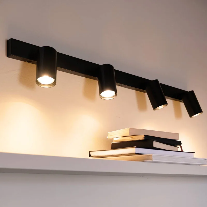 plafondspot Modern, lengte 95 cm by Dyberg Larsen in Black – product photo 1 of 5