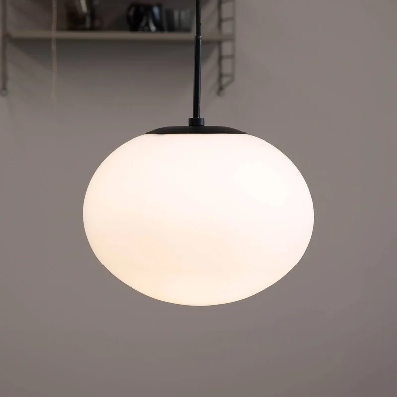 Princess hanglamp, opaal/zwart, Ø 28 cm by Dyberg Larsen in Opaal, Black – product photo 1 of 3
