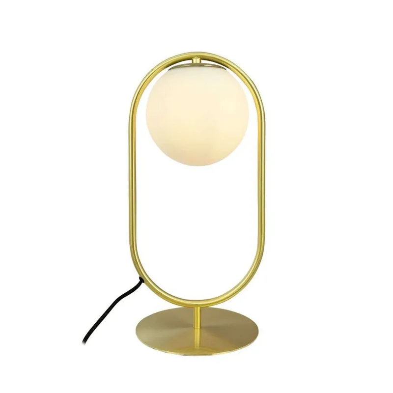Lampe à poser Reims, laiton/blanc de Dyberg Larsen – photo produit