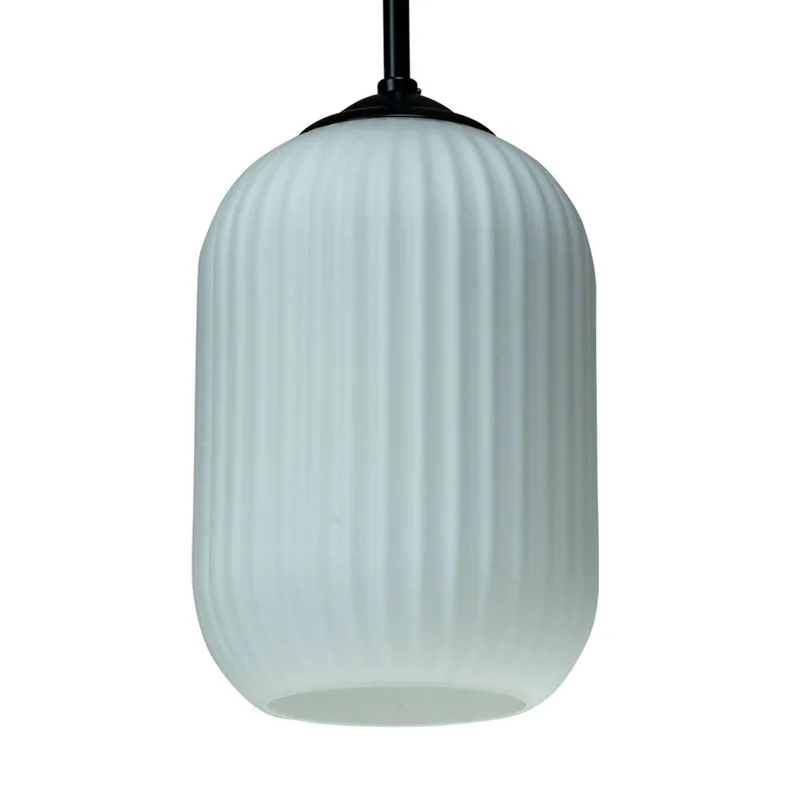 Riflet Pendelleuchte Opal D20 von Dyberg Larsen in Opaalwit, Schwarz – Produktfoto 2 von 2
