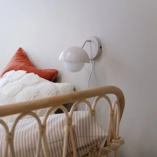 Rose wandlamp von Dyberg Larsen in Beige mat – Produktfoto 2 von 4