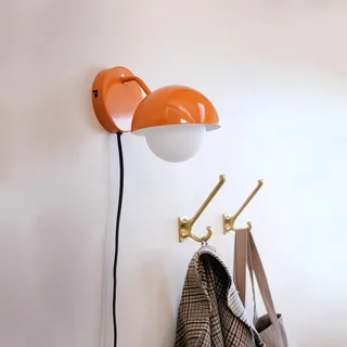 Rose wandlamp by Dyberg Larsen in Oranje glanzend – product photo 2 of 5