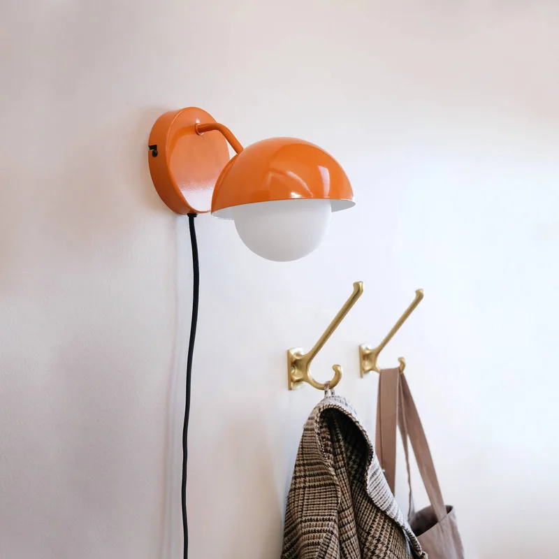 Rose wandlamp by Dyberg Larsen in Oranje glanzend – product photo 2 of 5