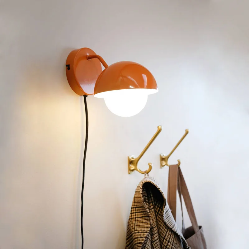 Rose wandlamp by Dyberg Larsen in Oranje glanzend – product photo 1 of 5