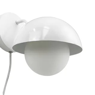 Rose wandlamp von Dyberg Larsen in Wit glanzend – Produktfoto 5 von 5