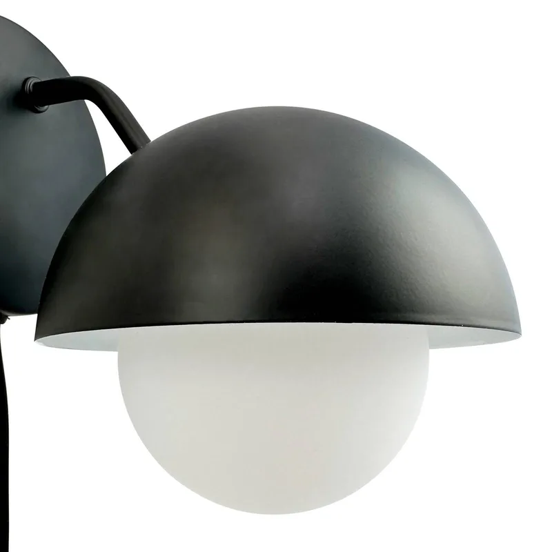 Rose wandlamp von Dyberg Larsen in Zwart mat – Produktfoto 3 von 5