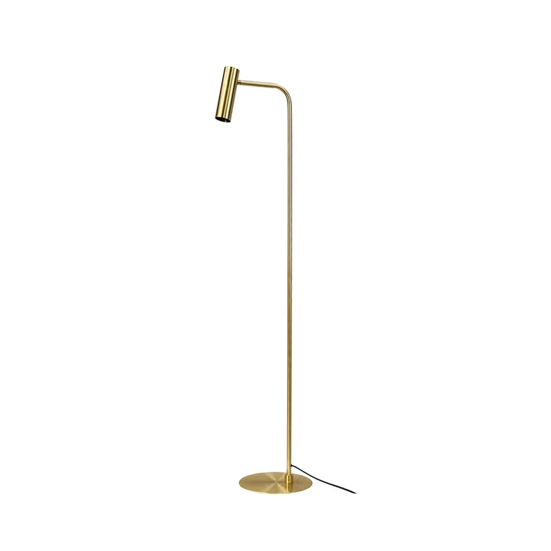 Skagerrak vloerlamp, messing, 140 cm de Dyberg Larsen – photo produit