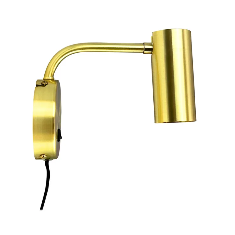 Skagerrak wandlamp, messing, uitsteek 20 cm by Dyberg Larsen – product photo