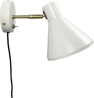 Sleep wandlamp crème-wit fra Dyberg Larsen i Hvid – produktbillede 1 af 5