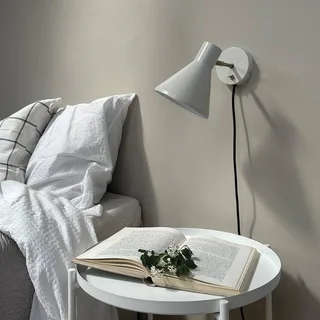 Sleep wandlamp crème-wit fra Dyberg Larsen i Hvid – produktbillede 3 af 5