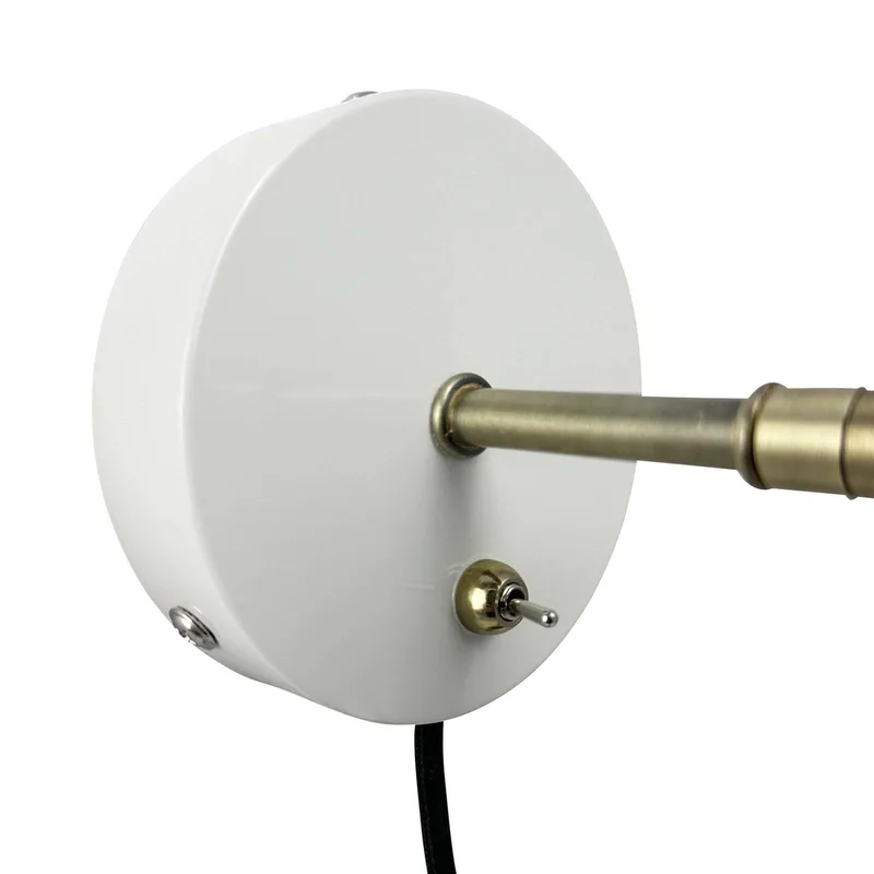 Sleep wandlamp crème-wit fra Dyberg Larsen i Hvid – produktbillede 5 af 5