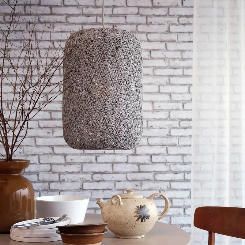 Spin S hanglamp, Ø 30 cm fra Dyberg Larsen i Grå – produktbillede 2 af 2