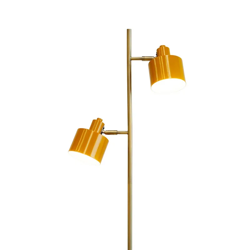 Lampe sur pied Ocean Curry/Turquoise de Dyberg Larsen en Jaune – photo produit 5 sur 5
