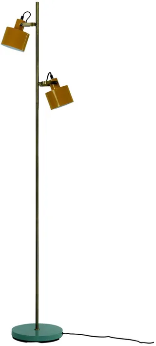Lampe sur pied Ocean Curry/Turquoise de Dyberg Larsen en Jaune – photo produit 1 sur 5