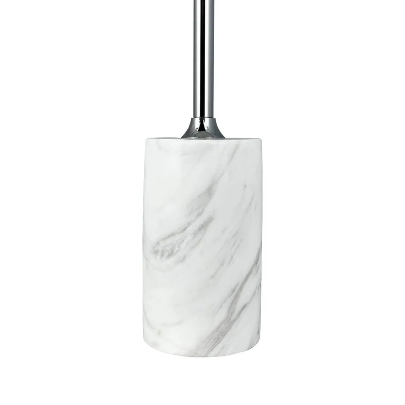Lampe à poser LED Starlight rechargeable, chrome/blanc de Dyberg Larsen en Chrome, White marble – photo produit 2 sur 2