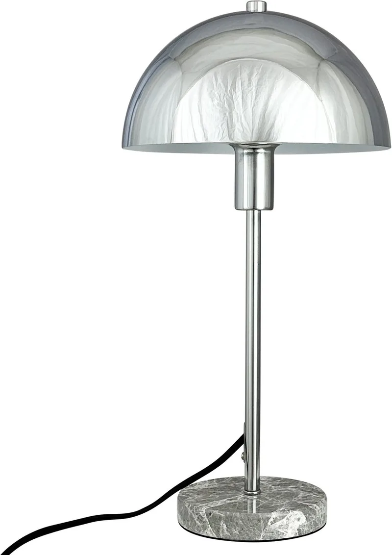 Lampe à poser Stockholm chrome/marbre de Dyberg Larsen en Chrome, Marble – photo produit 1 sur 4