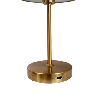 Stockholm tafellamp von Dyberg Larsen in Antiek messing – Produktfoto 3 von 5