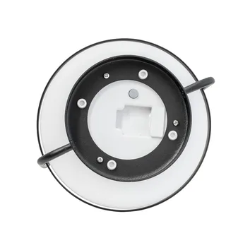 Summer solcelle-bordlampe USB-lades fra Dyberg Larsen i Sort, Hvid – produktbillede 3 af 4