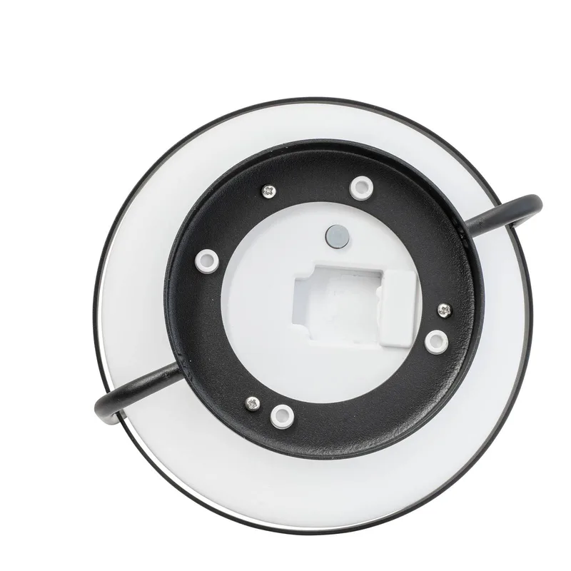 Summer solcelle-bordlampe USB-lades fra Dyberg Larsen i Sort, Hvid – produktbillede 3 af 4