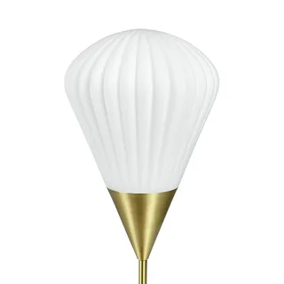Ballon Tischleuchte Opal/Messing von Dyberg Larsen in Messing, Weiß – Produktfoto 3 von 3