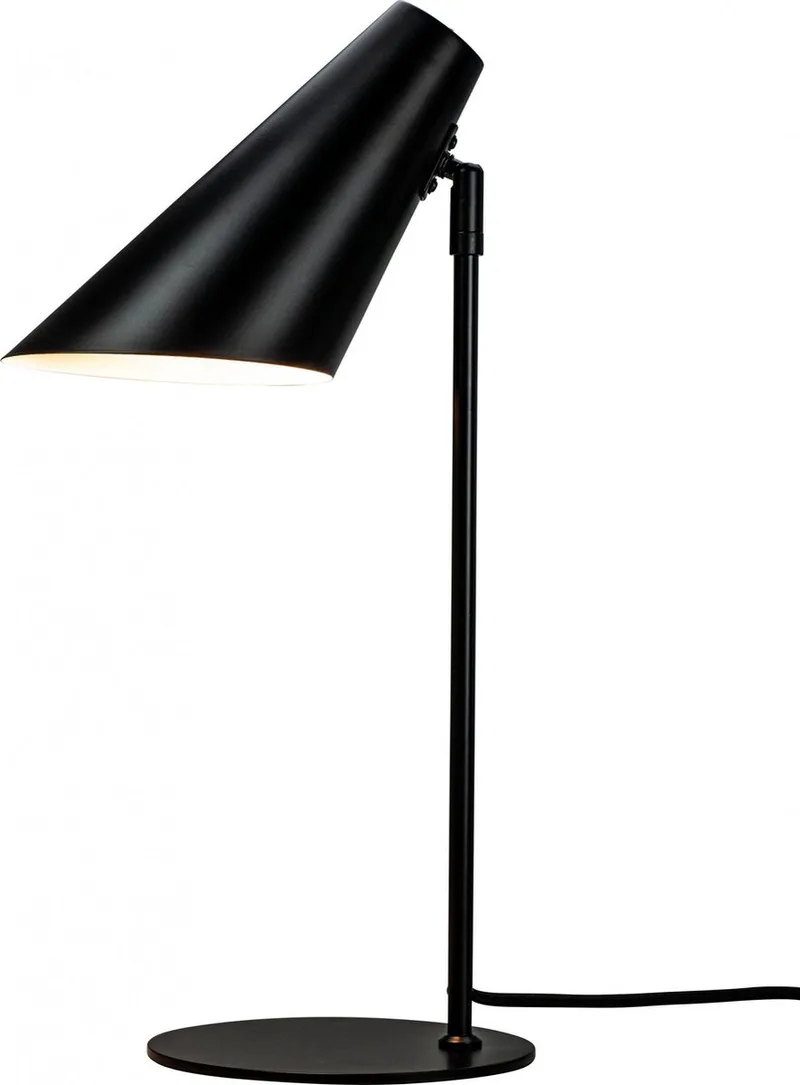Cale bordlampe i metal, sort fra Dyberg Larsen i Sort – produktbillede