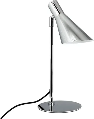 Tafellamp chroom metaal H39,5 cm D20 cm DL12 fra Dyberg Larsen i Krom – produktbillede 1 af 3