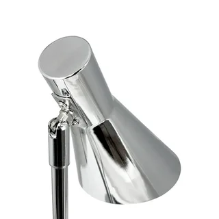 Tafellamp chroom metaal H39,5 cm D20 cm DL12 fra Dyberg Larsen i Krom – produktbillede 2 af 3