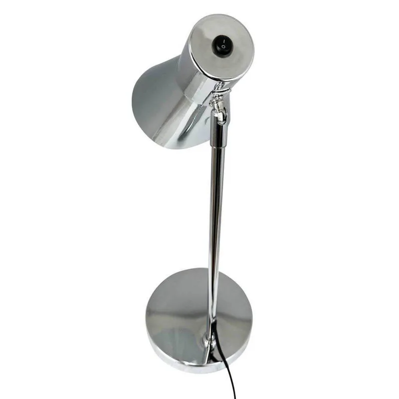 Tafellamp chroom metaal H44,5 cm D15 cm DL12 fra Dyberg Larsen i Krom – produktbillede 2 af 5