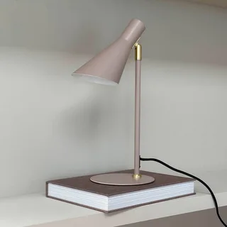 tafellamp DL12, beige, hoogte 39,5 cm, metaal från Dyberg Larsen i Beige, Mässing – produktbild 3 av 5