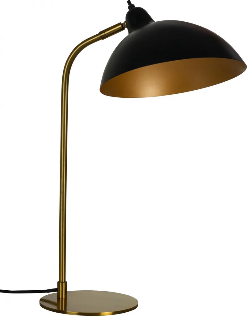 Tafellamp Futura 55 Cm E14 Messing 25w Goud de Dyberg Larsen en Noir, Or, Laiton – photo produit