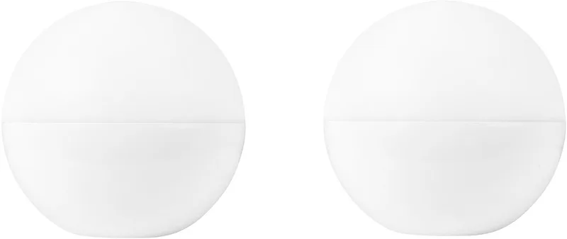 Tafellamp Glanzend Wit Oplaadbaar LED H11cm D11 ALBA Lightball de Dyberg Larsen en Blanc – photo produit