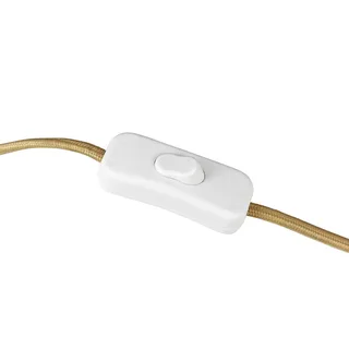 tafellamp Globus, beige/messing, 44 cm de Dyberg Larsen en Beige, Laiton – photo produit 4 sur 4