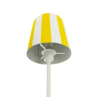 tafellamp Gry, geel/wit, hoogte 49,5 cm de Dyberg Larsen en Jaune, Blanc – photo produit 5 sur 5