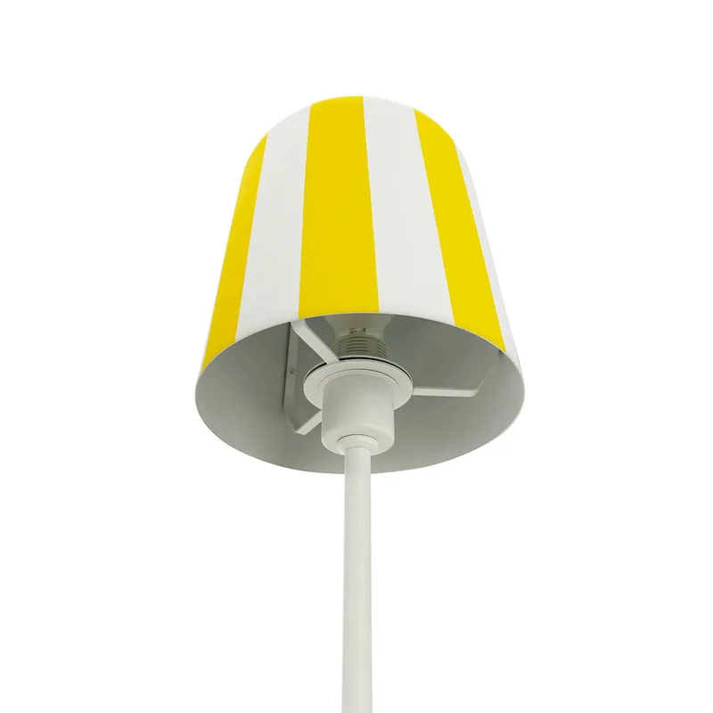 tafellamp Gry, geel/wit, hoogte 49,5 cm de Dyberg Larsen en Jaune, Blanc – photo produit 5 sur 5