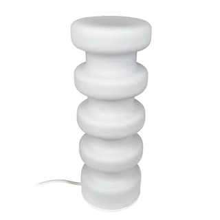 tafellamp Luna, hoogte 33 cm, glas från Dyberg Larsen i Vit – produktbild 2 av 2