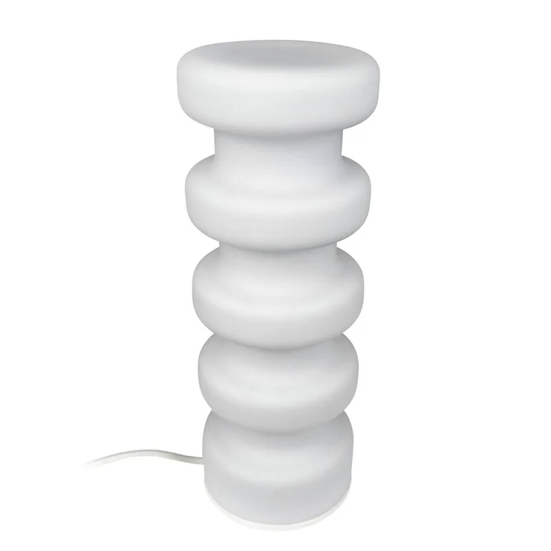 tafellamp Luna, hoogte 33 cm, glas från Dyberg Larsen i Vit – produktbild 2 av 2