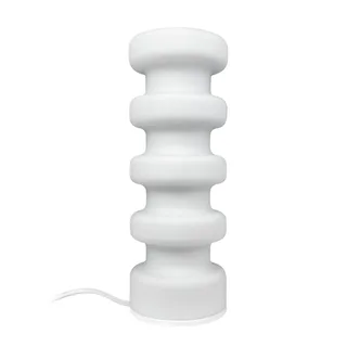 tafellamp Luna, hoogte 33 cm, glas från Dyberg Larsen i Vit – produktbild 1 av 2