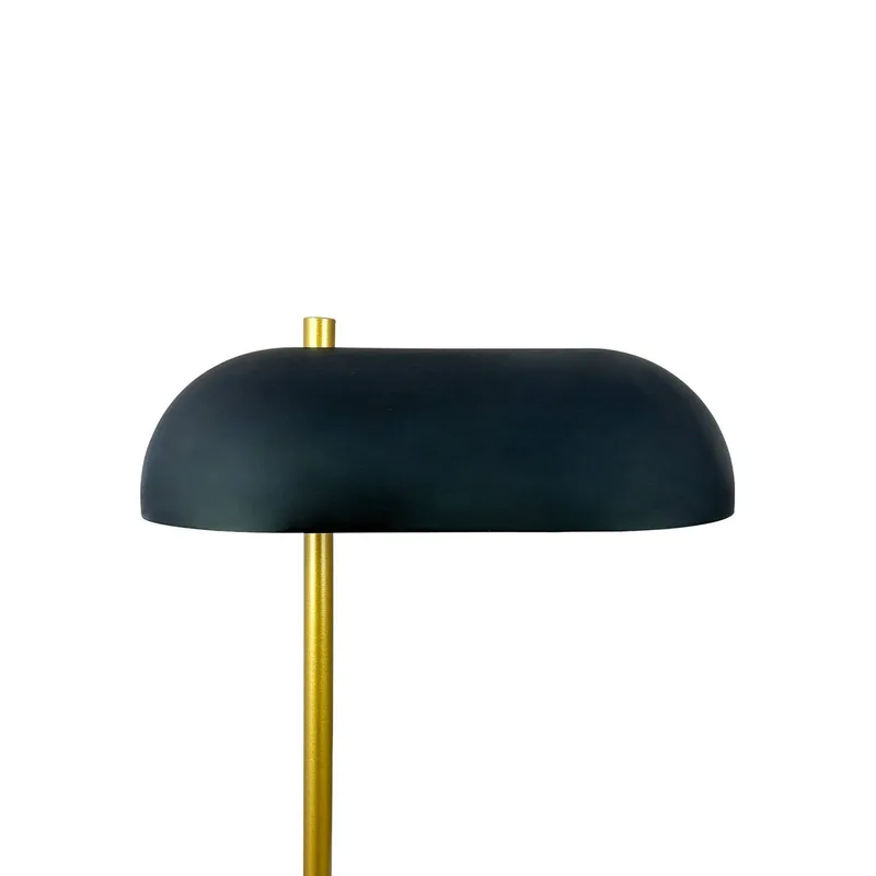tafellamp Mini Arch, zwart/messing, 32 cm de Dyberg Larsen en Noir, Laiton – photo produit 5 sur 5