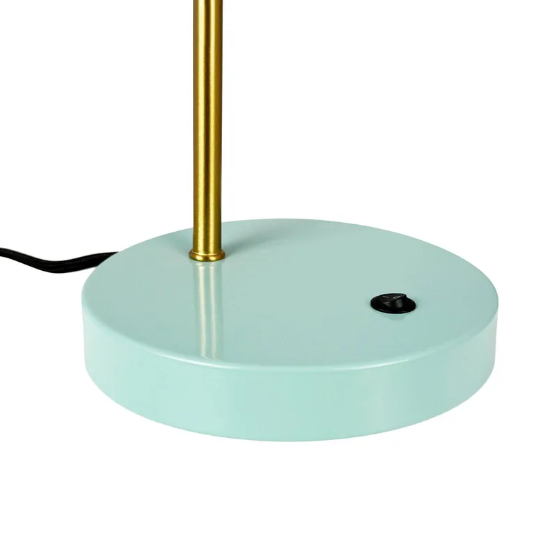 tafellamp Ocean Flex, curry/turkoois, 45 cm von Dyberg Larsen in Curry, Messing, Türkis – Produktfoto 4 von 5